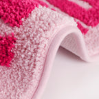 Bathroom Rugs Sets 2 Piece, Soft and Plush Get Naked Bath Mat and U-Shaped Toilet Rug, Absorbent Microfiber with Non-Slip Backing, Machine Washable Quick-Dry Bath Mats for Bathroom, Shower, Tub